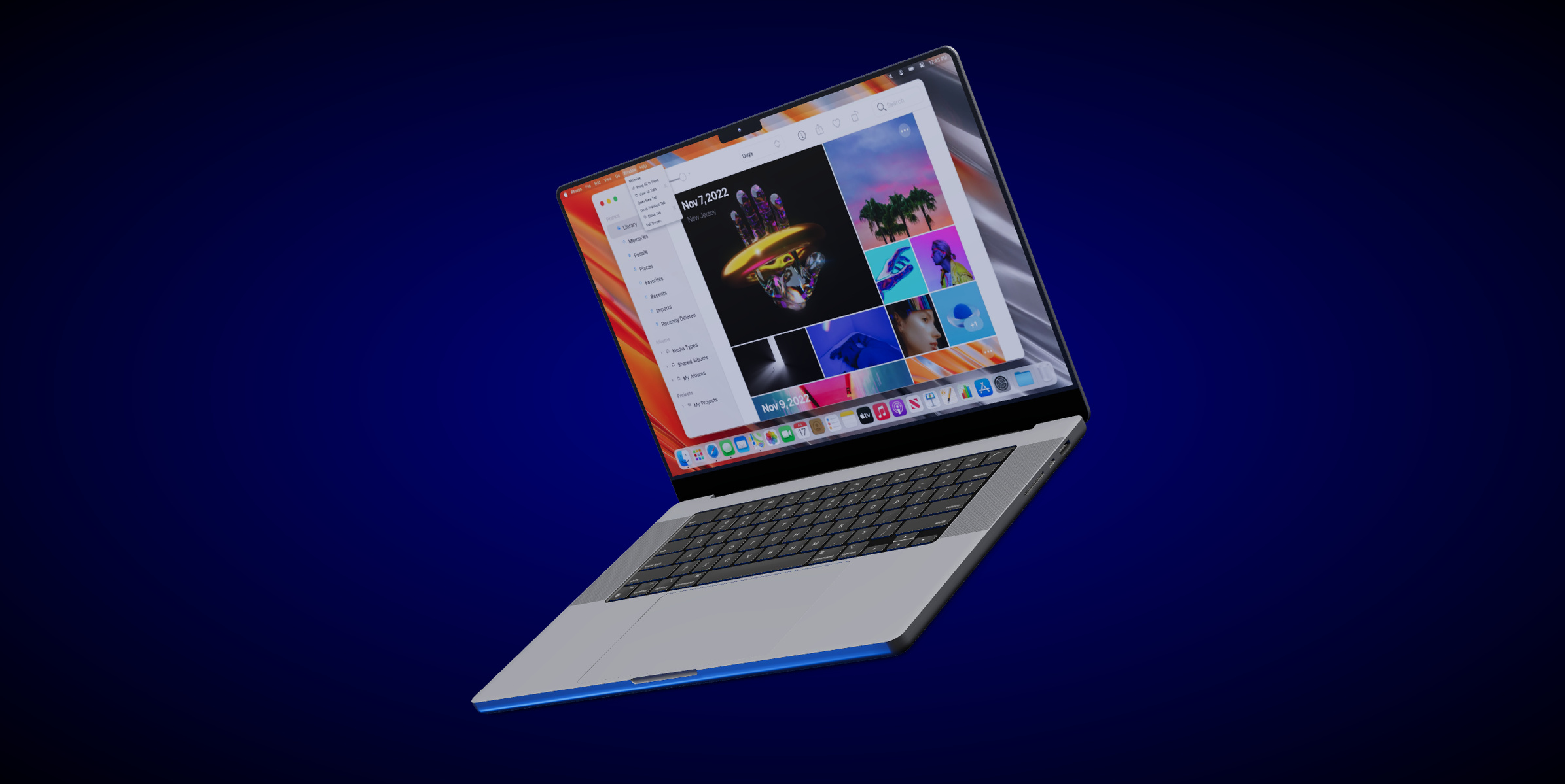 ProVisual — MacBook Pro 2021 16 Inch 3D mockup and 3D model - try